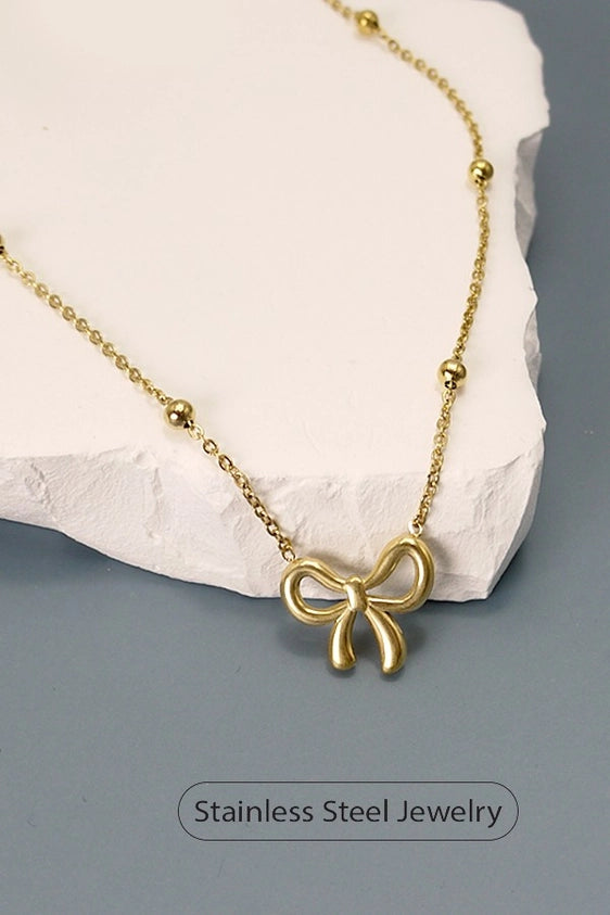 Bow Necklace