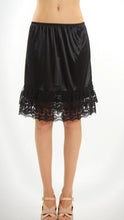 Load image into Gallery viewer, Lace Satin Slip Skirt
