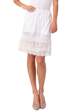 Load image into Gallery viewer, Lace Satin Slip Skirt
