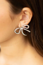 Load image into Gallery viewer, Diamond Bow Earrings
