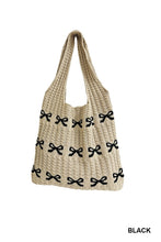 Load image into Gallery viewer, Bow Woven Tote
