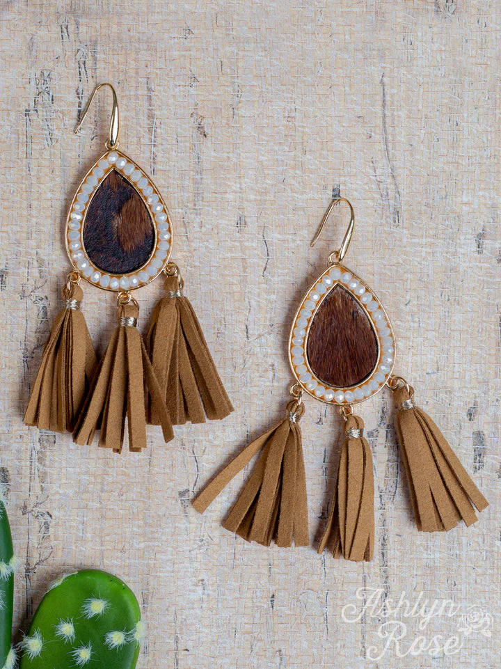 Airin' the Lungs Out Teardrop Earrings